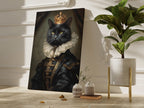 His Majesty the Black Cat – cat art print (2)