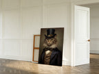 The Gentleman Cat as a large canvas on the wall