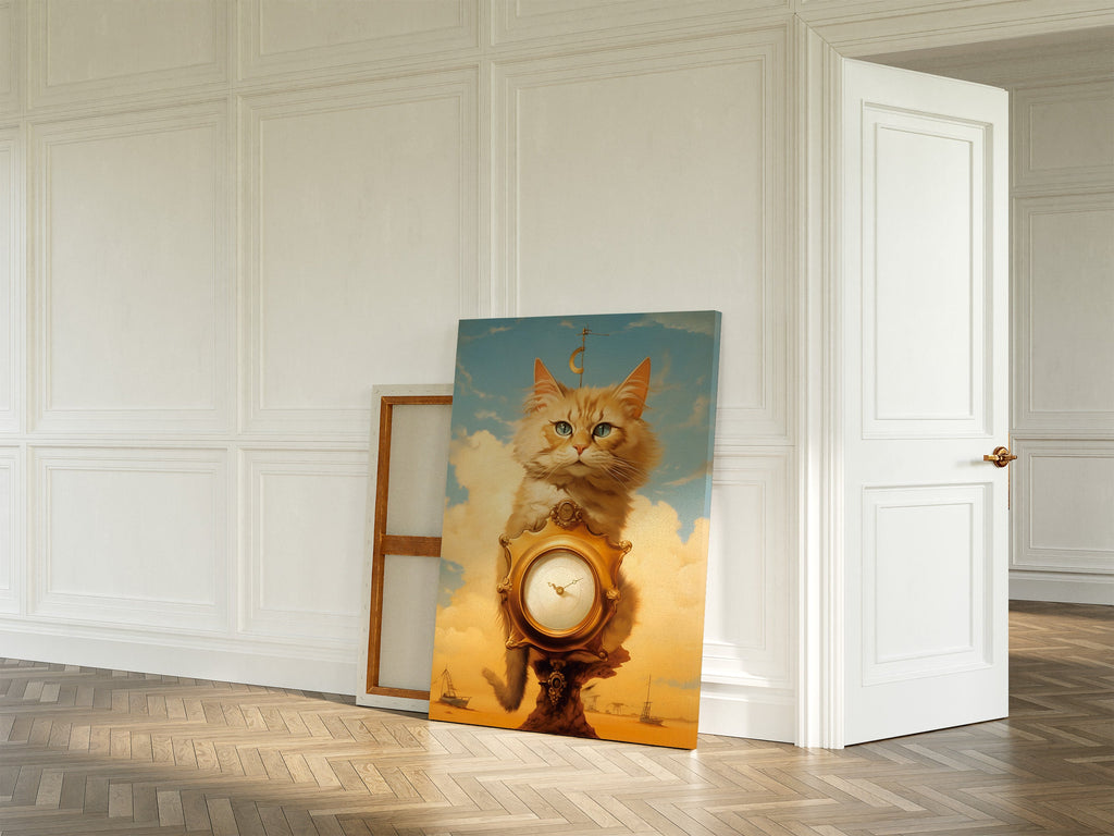Dreamscape Cat as a large canvas on the wall