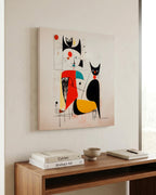 Afternoon with the Cat as a square canvas