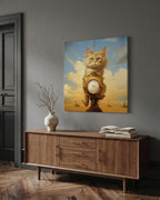 Dreamscape Cat as a square canvas (2)