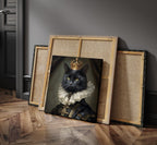 His Majesty the Black Cat as a square canvas