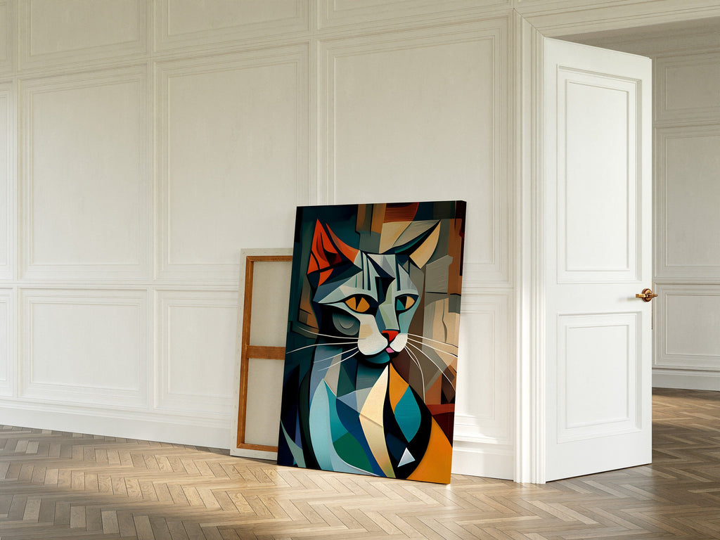 Many-Angled Cat – cat art print