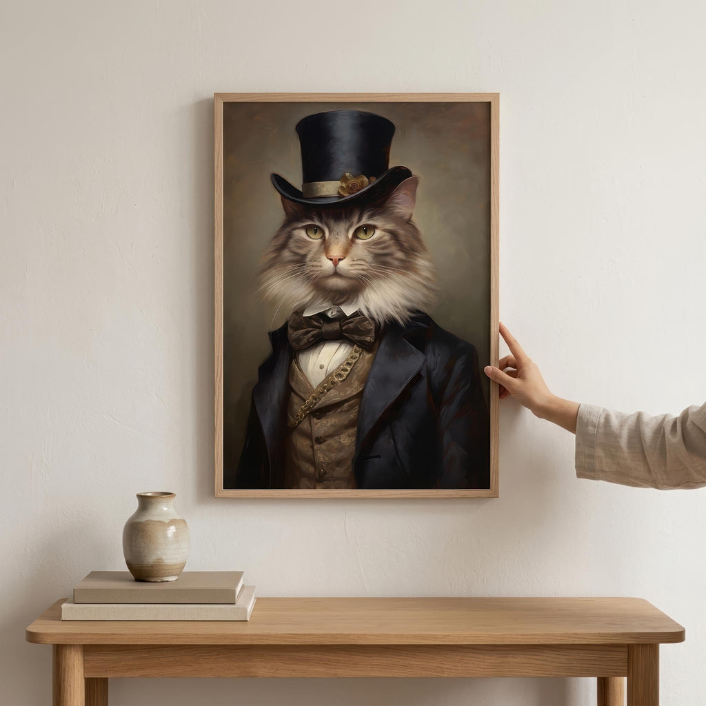 The Gentleman Cat styled in a room setting (2)