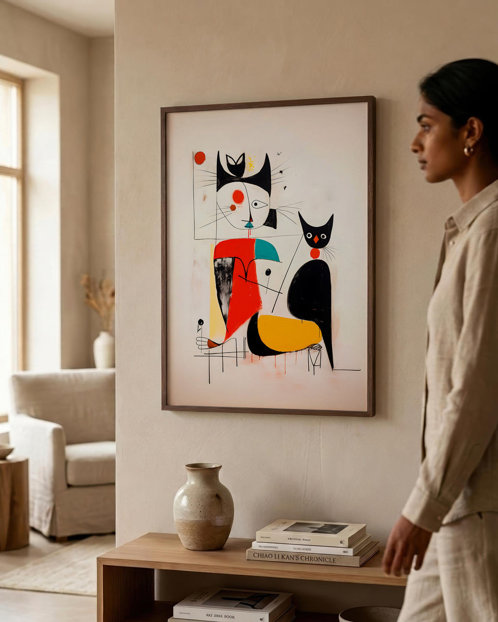 Afternoon with the Cat styled in a room setting (2)